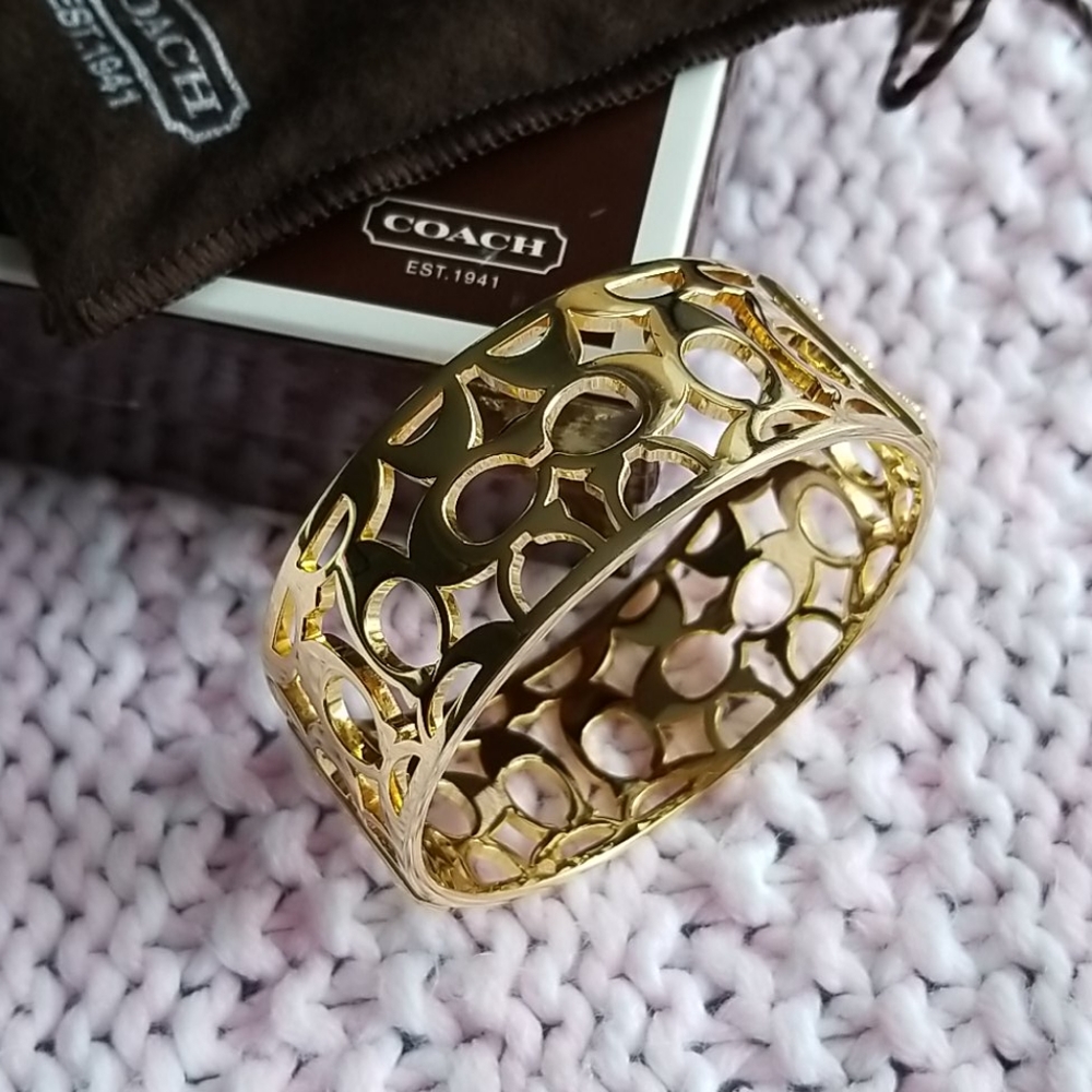 COACH Signature C Bangle